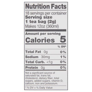Good Earth Herbal Tea Caffeine Free Organic Tea Bags 6/18 BAG [UNFI #850917] [ebt]
