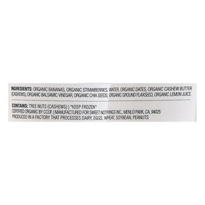 Sweet Nothings Frozen Spoonable Smoothie Organic Plant-Based Strawberry 12/3.5 OZ [UNFI #2572006] [ebt]