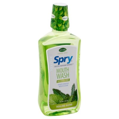 Spry Mouth Wash Healing Blend Herbal Mint 1/16 OZ [UNFI #2020352] T