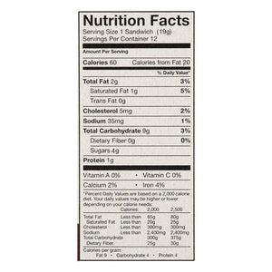 Mad Minis Ice Cream Cookie Sandwiches Chocolate 12 Pack 9/12/1 OZ [UNFI #1822501] [ebt]