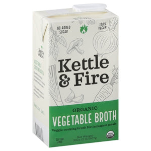 Kettle & Fire Broth Organic Vegetable 8/32 OZ [UNFI #3100385] [ebt]
