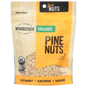 Woodstock Pine Nuts Organic 8/6 OZ [UNFI #444992] [ebt]