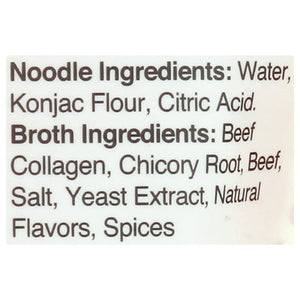 Miracle Noodle Noodle Soup Bone Broth Beef 6/7.6 OZ [UNFI #2481026] [ebt]