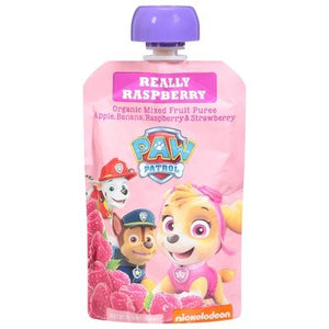 Paw Patrol Mixed Fruit Puree Organic Really Raspberry 10/3.5 OZ [UNFI #2380814] [ebt]