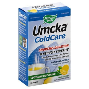 Natures Way Cold Care Hot Drink Lemon Flavored 1/10 PKT [UNFI #300434] T