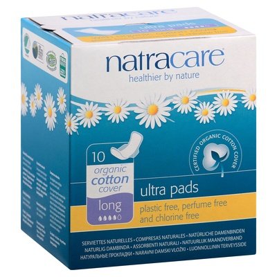 Natracare Pads Ultra Long With Organic Cotton Cover 1/10 CT [UNFI #335026] T