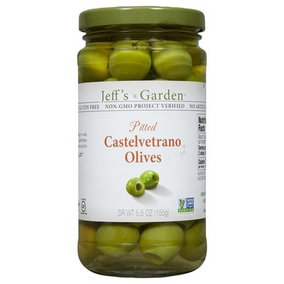 Jeffs Garden Castelvetrano Olives Pitted 6/5.5 OZ [UNFI #1848266] [ebt]