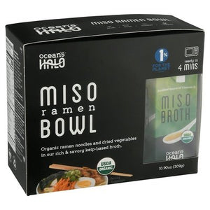 Oceans Halo Miso Ramen Bowl Organic 6/10.75 OZ [UNFI #2324937] [ebt]