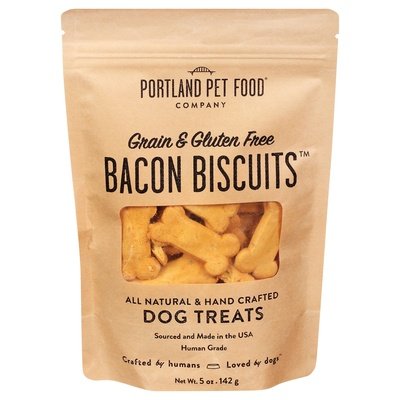 Portland Pet Food Company Dog Treats Bacon Biscuits 6/5 OZ [UNFI #2452241]