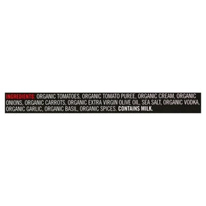 Sonoma Gourmet Pasta Sauce Organic Vodka & Cream 6/25 OZ [UNFI #2208197] [ebt]