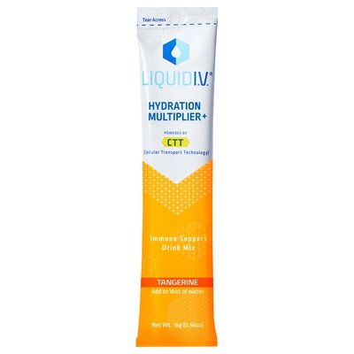 Liquid I V  Immune Support Drink Mix Tangerine 8/.56 OZ [UNFI #2700847] [ebt]