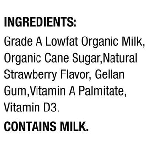 Horizon Milk Lowfat Organic Strawberry 3/6/8 OZ [UNFI #1270123] [ebt]