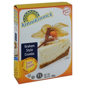 Kinnikinnick Foods Crumbs Graham Style 6/10.5 OZ [UNFI #240978] [ebt]