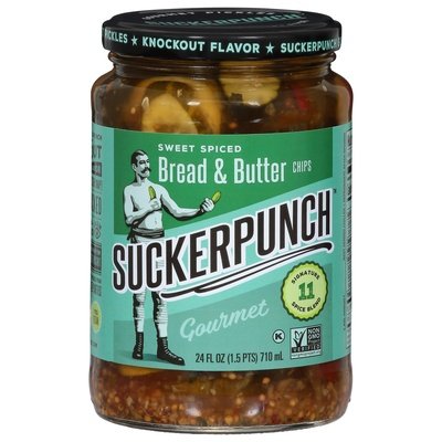 Suckerpunch Bread & Butter Chips Sweet Spiced 6/24 OZ [UNFI #2015972] [ebt]