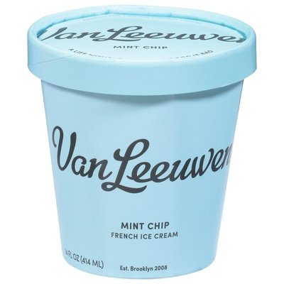 Van Leeuwen Ice Cream French Ice Cream Mint Chip 8/14 OZ [UNFI #2436822] [ebt]