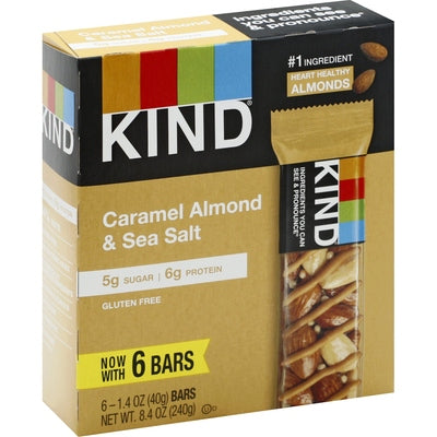 Kind Bars Caramel Almond & Sea Salt 6/6/1.4 oz [UNFI #3185287 ] [ebt]