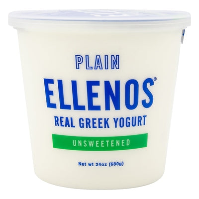 Ellenos Yogurt Greek Plain Unsweetened 6/24 oz [UNFI #2597631 ] [ebt]
