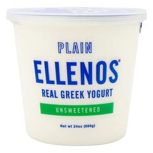 Ellenos Yogurt Greek Plain Unsweetened 6/24 oz [UNFI #2597631 ] [ebt]