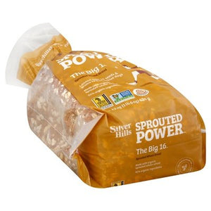 Silver Hills Bread Wheat Sprouted The Big 16 8/22 OZ [UNFI #1240332] [ebt]