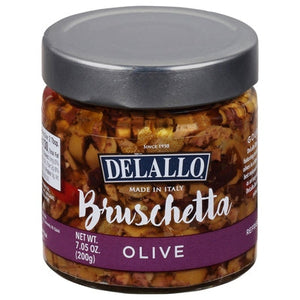 Delallo Olive Bruschetta 6/7.05 oz [UNFI #2128585 ] [ebt]
