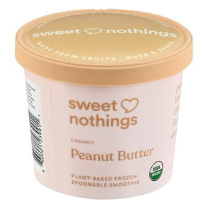 Sweet Nothings Frozen Spoonable Smoothie Organic Plant-Based Peanut Butter 12/3.5 OZ [UNFI #2571982] [ebt]