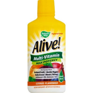 Natures Way Liquid Multi Vitamin & Mineral Natural Citrus Flavor 1/30 OZ [UNFI #217026] T