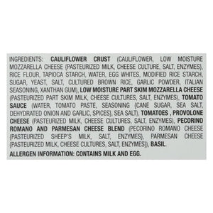 Miltons Pizza Thin & Crispy Cauliflower Crust Margherita Four Cheese 8/11 OZ [UNFI #2857647] [ebt]