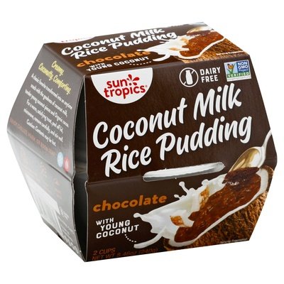 Sun Tropics Rice Pudding Coconut Milk Chocolate 6/8.46 OZ [UNFI #2199115] [ebt]
