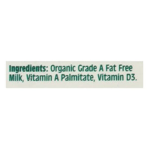 Organic Valley Milk Fat Free 0% Milk Fat 6/64 OZ [UNFI #644765] [ebt] T