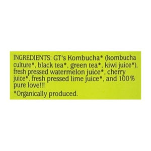 Gts Kombucha Raw Watermelon Wonder 12/16 OZ [UNFI #2226454] [ebt] T