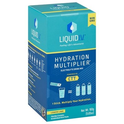 Liquid I V  Electrolyte Drink Mix Lemon Lime 1/5.65 OZ [UNFI #2696250] [ebt]