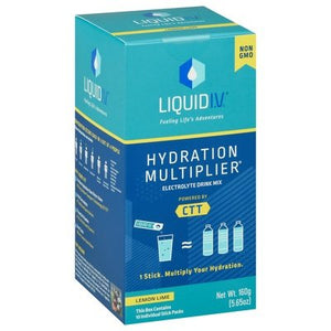 Liquid I V  Electrolyte Drink Mix Lemon Lime 1/5.65 OZ [UNFI #2696250] [ebt]