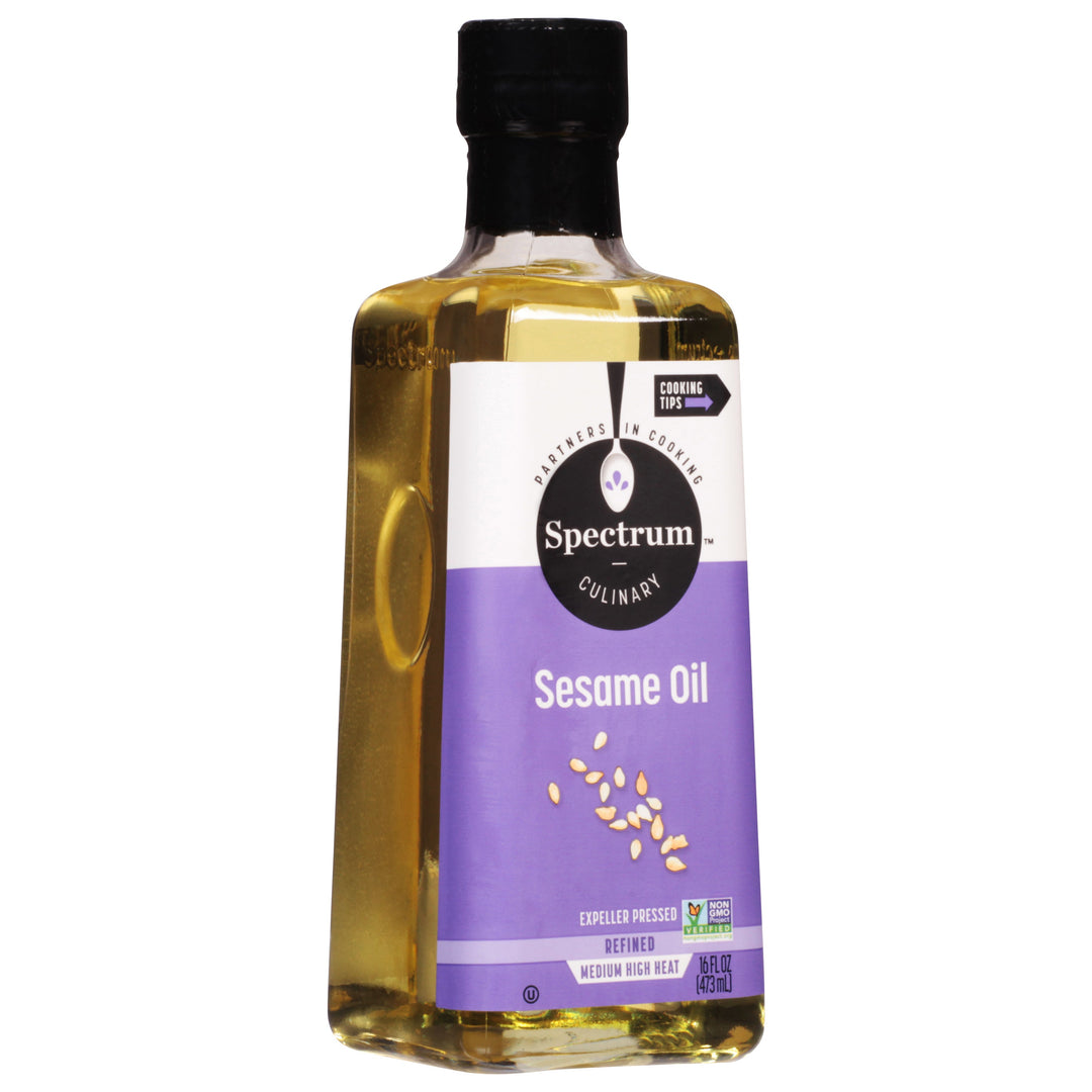 Spectrum Naturals Sesame Oil Refined 12/16 oz [UNFI #0925586 ] [ebt]