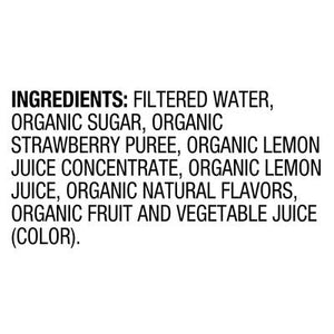 Santa Cruz Organic Beverage Strawberry Lemonade 12/32 OZ [UNFI #766501] [ebt]