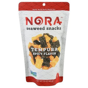 Nora Snacks Seaweed Snacks Spicy Flavor Tempura 12/1.6 OZ [UNFI #2454858] [ebt]