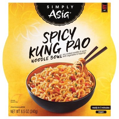 Simply Asia Noodle Bowl Spicy Kung Pao Hot 6/8.5 OZ [UNFI #445759] [ebt]