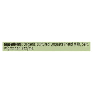 Organic Valley Cheese Cheddar Raw Mild 12/8 OZ [UNFI #222208] [ebt]