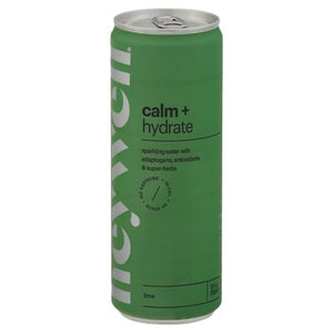 Heywell Sparkling Water Calm + Hydrate Lime 12/12 OZ [UNFI #2849958] [ebt] T