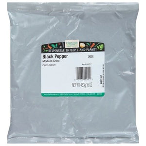 Frontier Nat Prod Co-Op Black Pepper Medium Grind 1LB [UNFI #311324] [ebt]