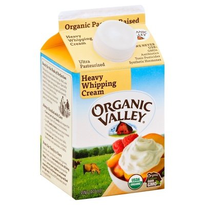 Organic Valley Whipping Cream Heavy 12/16 OZ [UNFI #150037] [ebt] T
