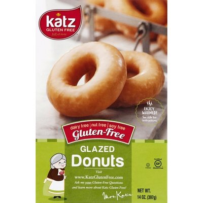 Katz Gluten Free Donuts Gluten-Free Glazed 6/11.3 OZ [UNFI #2999266] [ebt]