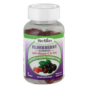 Herbion Naturals Elderberry With Vitamin C & Zinc 1/60 CT [UNFI #2588796] T