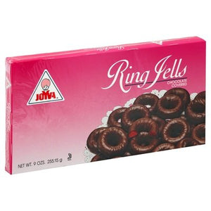 Joyva Ring Jells Chocolate Covered 24/9 OZ [UNFI #995548] [ebt] T