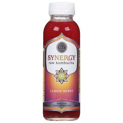 Gts Kombucha Raw Lemon Berry 12/10 OZ [UNFI #2931517] [ebt]