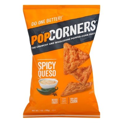 Popcorners Corn Snack Spicy Queso 12/7 OZ [UNFI #2268985] [ebt]