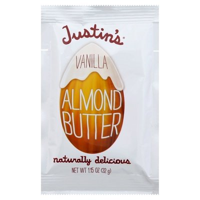 Justins Almond Butter Vanilla 10/1.15 OZ [UNFI #2094357] [ebt]