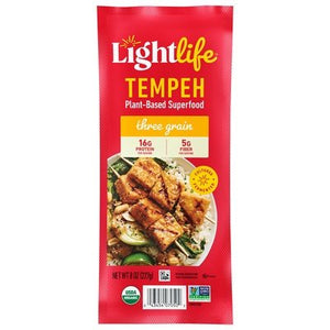 Lightlife Foods Tempeh Three Grain 12/8 OZ [UNFI #336909] [ebt]