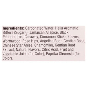 Hella Bitters & Soda Dry Aromatic 4 Pack 6/4/12 OZ [UNFI #2498327] [ebt]