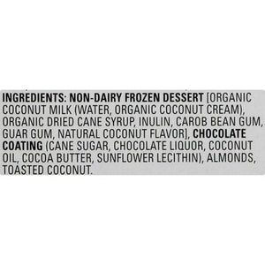 So Delicious Bars Coconut Milk Dairy Free Coconut Almond Minis 6/4/2.3 OZ [UNFI #2561595] [ebt]