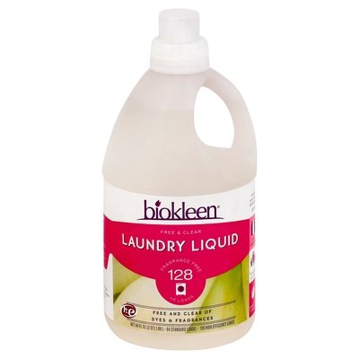 Biokleen Laundry Liquid Free & Clear Fragrance Free 1/64 OZ [UNFI #852814] T